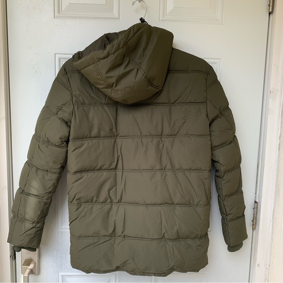 GG LEAF! Puffer Army Green Jacket. Detachable hood. Water resistant oute… - Picture 4 of 12